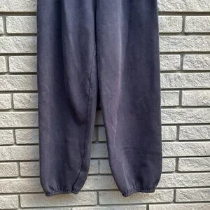 Roots | Pants & Jumpsuits | Roots Blue Wide Leg Cuffed Sweatpants Sz 4 ...